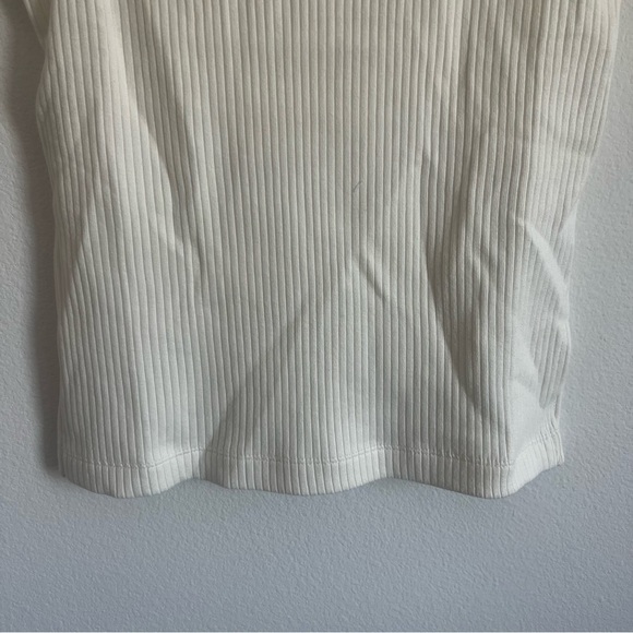 Madewell Side-Slit Mockneck Tank in Lighthouse Size: S, NWT - Picture 6 of 12